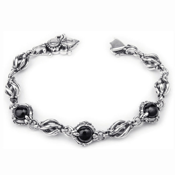 QUEEN ANN BRACELET w/ ONYX