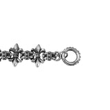 DOUBLE FLEUR-DE-LYS & GO BEAD BRACELET