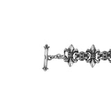 DOUBLE FLEUR-DE-LYS & GO BEAD BRACELET