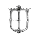 VISCOUNT SHIELD FRAME BELT BUCKLE w/ CZ