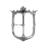 VISCOUNT SHIELD FRAME BELT BUCKLE w/ CZ