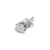 TINY CROWN STUDS w/ CZ