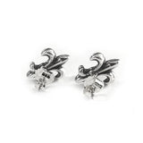 TINY FLEUR-DE-LYS STUDS