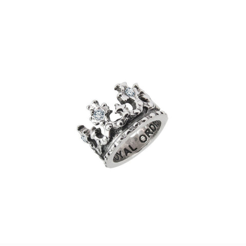 ROYAL CROWN PENDANT w/ 5 CZs