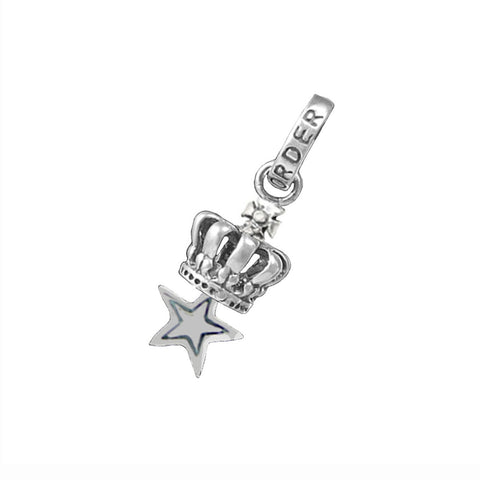 TINY CROWN PENDANT w/ STAR