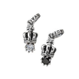 TINY CROWN PENDANT w/ CROWN SET CZ