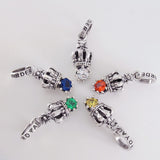 TINY CROWN PENDANT w/ CROWN SET CZ