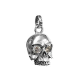 SILENT SKULL PENDANT w/ CZ EYES