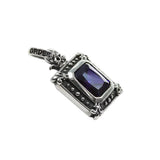 DEMI GOD SQUARE PENDANT w/ CZ