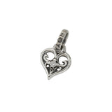 SMALL ALLEGRA HEART PENDANT w/ DIAMOND