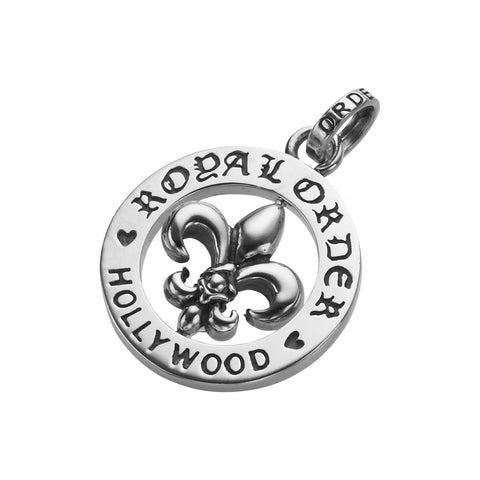 RO EMBLEM PENDANT w/ FLEUR-DE-LYS
