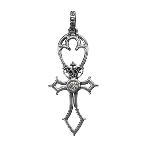 DIVINITY CROSS PENDANT w/ 1 CZ