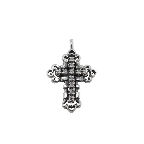 BABY CONSORT CROSS PENDANT w/ CZ