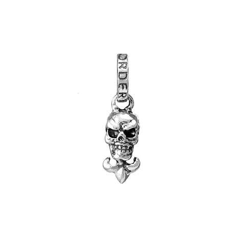 SKULL FLEUR-DE-LYS PENDANT