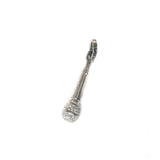 SMALL MICROPHONE w/ DIAMONDS PENDANT