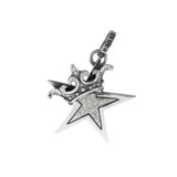 STAR PENDANT w/ CROWN & PAVÉ CZ