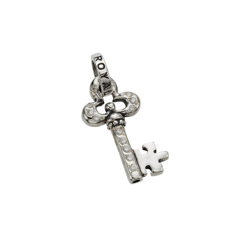 CORINTHIAN KEY PENDANT w/ PAVÉ CZ