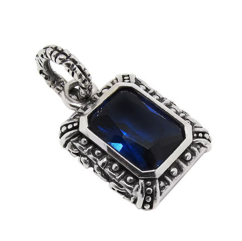 GOD SQUARE PENDANT w/ CZ