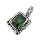 GOD SQUARE PENDANT w/ CZ