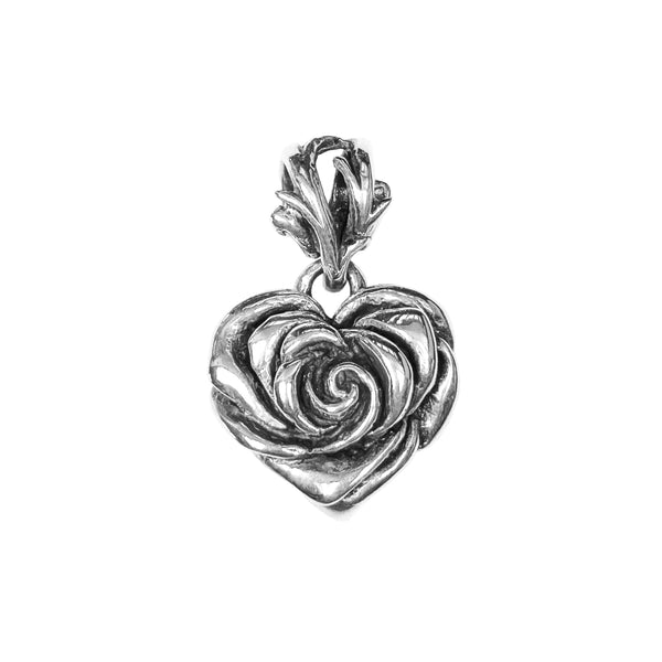 HEART ROSE PENDANT