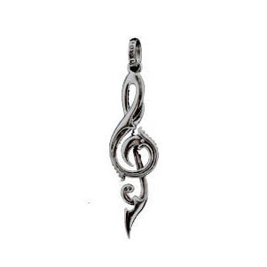 TRIBAL TREBLE CLEF PENDANT
