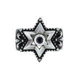 TRELLIS STAR OF DAVID RING w/ CZ