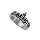 CROWN TRIPLE BAND RING