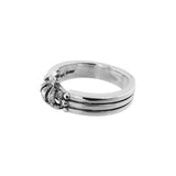CROWN TRIPLE BAND RING