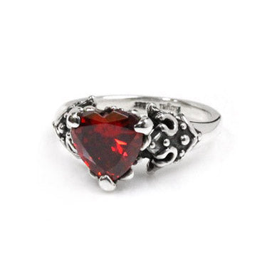 AMELIA HEART RING w/ CZ