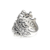 DOUBLE TIARA RING w/ CZs