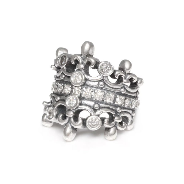 DOUBLE TIARA RING w/ CZs