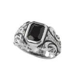 OBSESSION RING w/ CZ & PAVÉ CZ