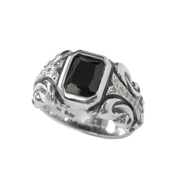 OBSESSION RING w/ CZ & PAVÉ CZ