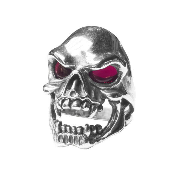 GORGEOUS SKULL RING w/ CZ