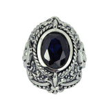 LARGE TABERNACLE RING w/ CZ