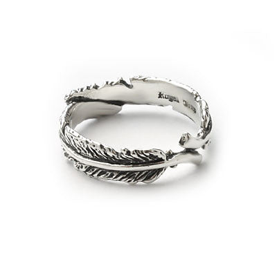 FEATHER DUET RING