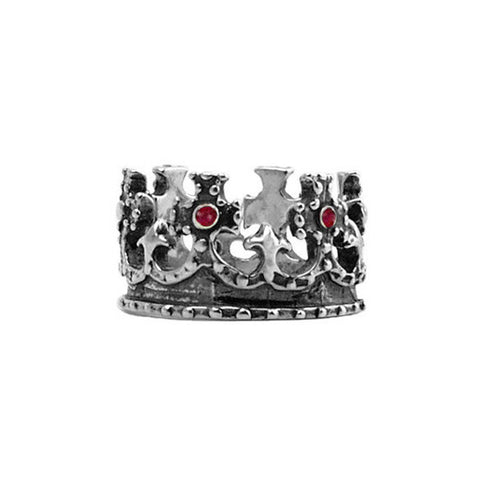 ROYAL CROWN RING w/ RUBIES OR SAPPHIRES