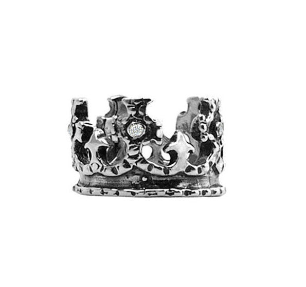 ROYAL CROWN RING w/ DIAMONDS