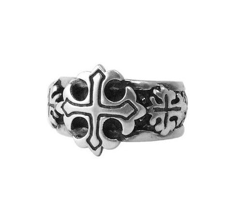 TRIPLE CROSS RING