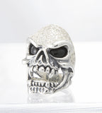 GORGEOUS SKULL RING w/ CZ AND PAVE CZ