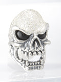 GORGEOUS SKULL RING w/ CZ AND PAVE CZ