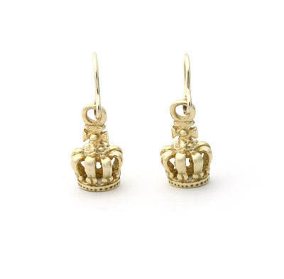ORDER TINY CROWN ON HOOK 18K 2個セット TINY ROYAL CROWN EARRINGS ON HOOK – Royal Order