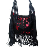 ROYAL ORDER LEATHER FRINGE HANDBAG