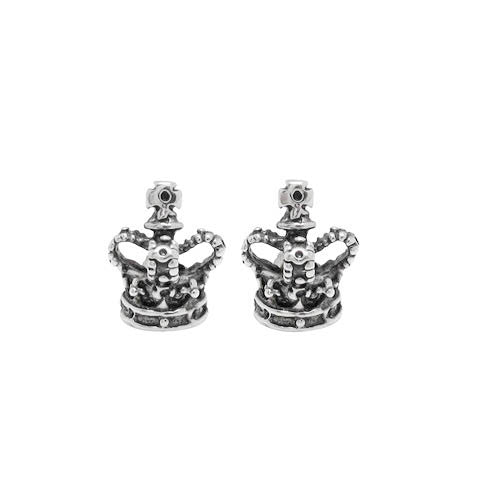 HALF ROYAL CROWN STUDS
