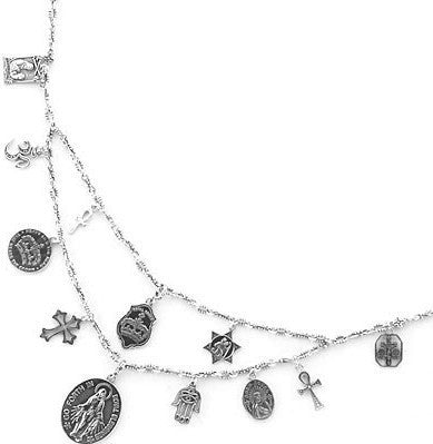 SN321-12 Double Lulu Tabernacle with Iconic charms