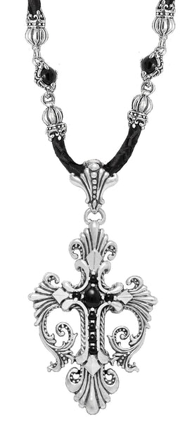 LOUISIANA CROSS ST. FRANCIS NECKLACE