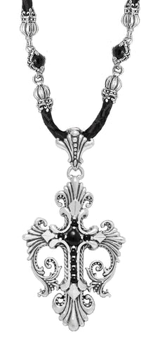 LOUISIANA CROSS ST. FRANCIS NECKLACE