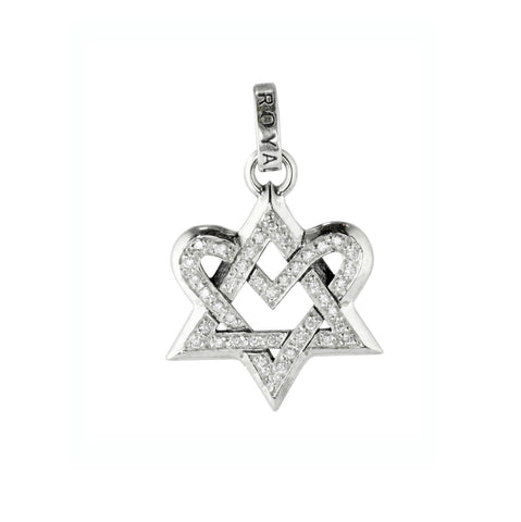 DEVOTION STAR MEDIUM PENDANT w/ PAVÉ CZ