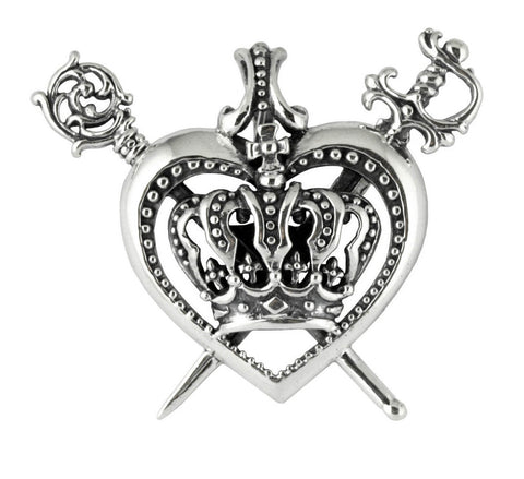 SMALL SOLID STAR w/ CROWN PENDANT – Royal Order