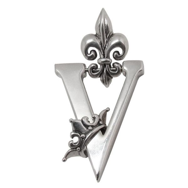 FLEUR DE LIS VOYEUR PENDANT w/ CROWN